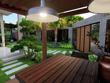 Thiết kế sân vườn - anh Tuấn Anh - KDC Gia Hòa Quận 9